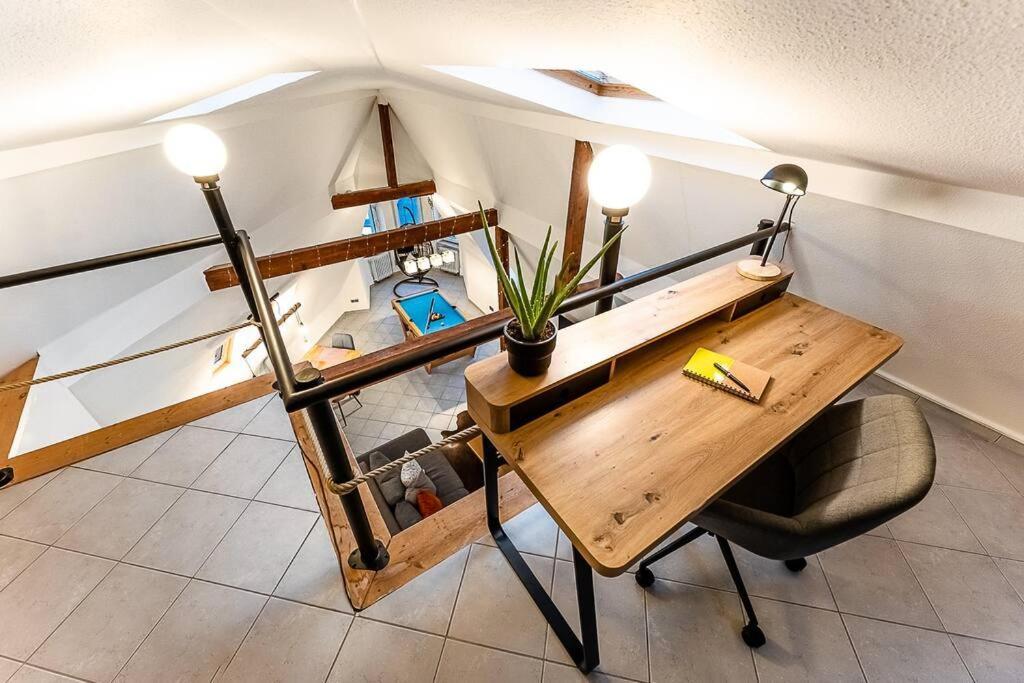 Loft Mit Billard-Tisch Und Ps4 Lejlighed Wuppertal Eksteriør billede